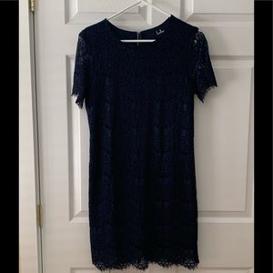 Lulus Lace Short Sleeve Dress